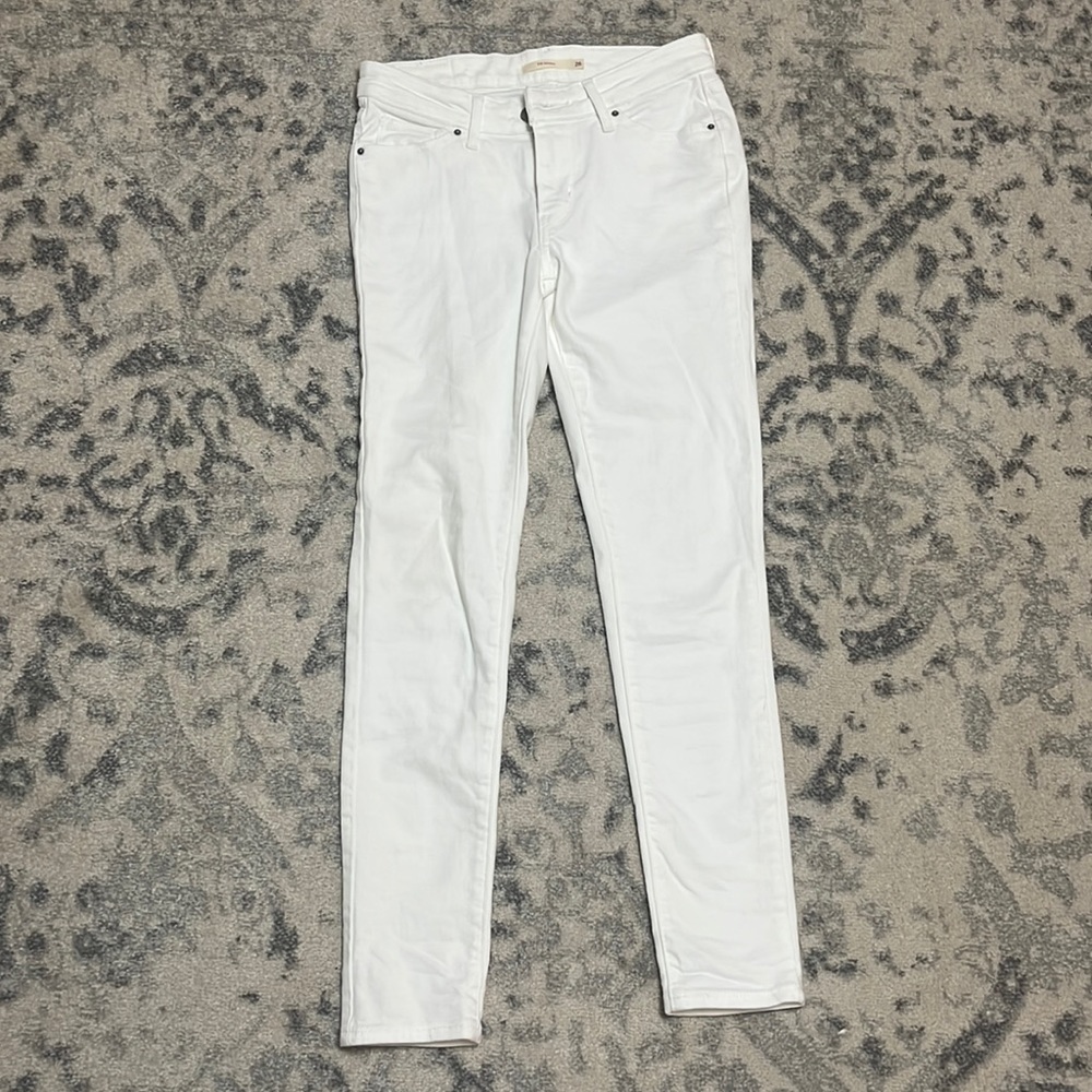 Levi’s 711 skinny Jean white